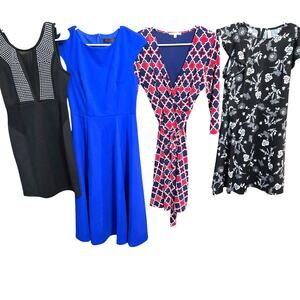Women's Small 4 6  Dresses Wholesale Bulk Lot of 4 S